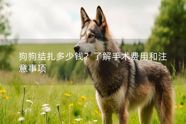 狗狗结扎多少钱？了解手术费用和注意事项