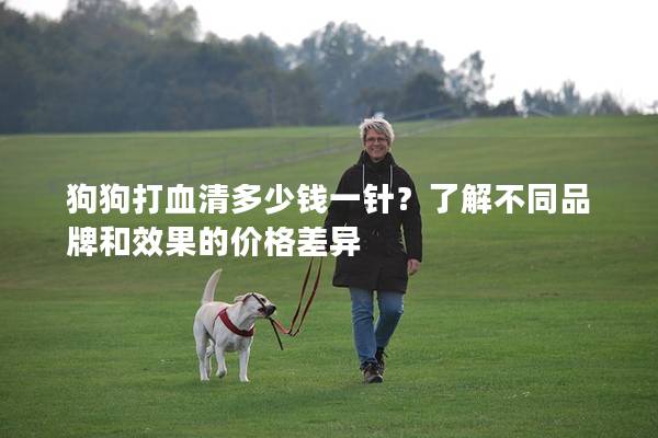狗狗打血清多少钱一针？了解不同品牌和效果的价格差异