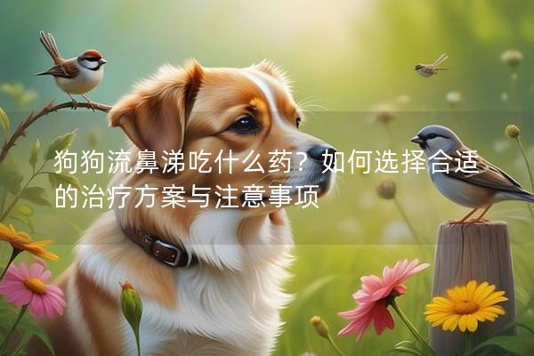 狗狗流鼻涕吃什么药？如何选择合适的治疗方案与注意事项