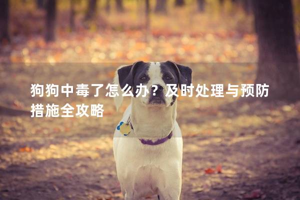 狗狗中毒了怎么办？及时处理与预防措施全攻略