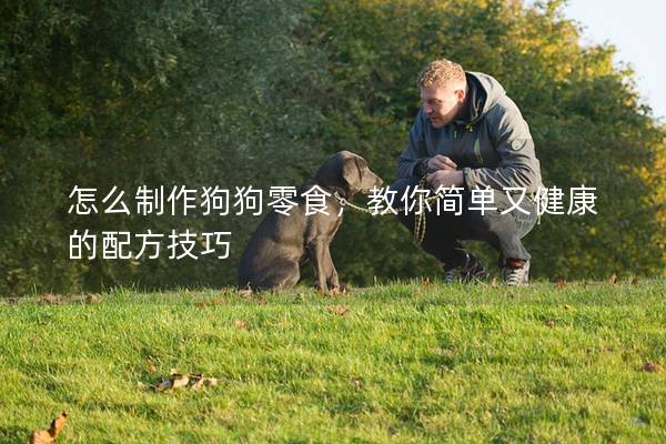怎么制作狗狗零食，教你简单又健康的配方技巧