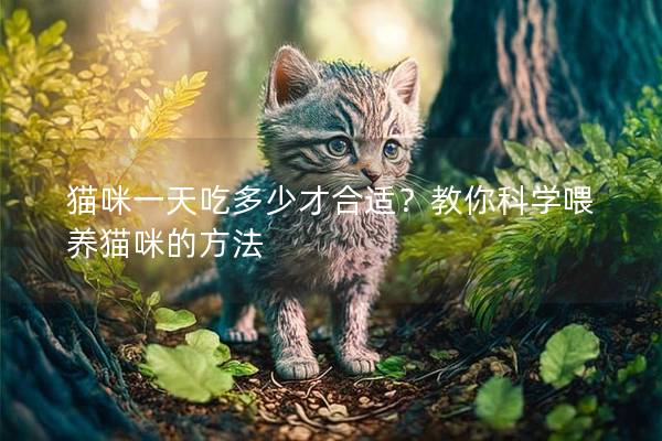猫咪一天吃多少才合适？教你科学喂养猫咪的方法