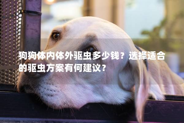 狗狗体内体外驱虫多少钱？选择适合的驱虫方案有何建议？
