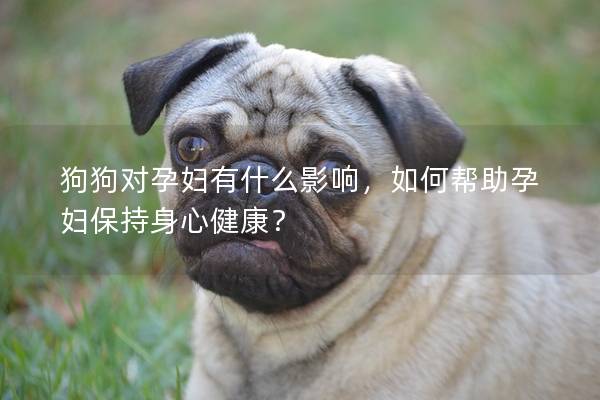 狗狗对孕妇有什么影响，如何帮助孕妇保持身心健康？